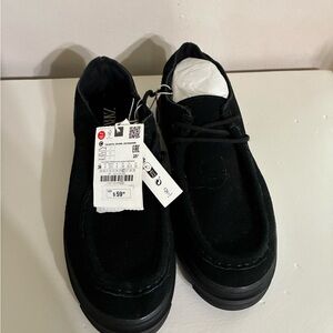 Zara Kids Black Loafers